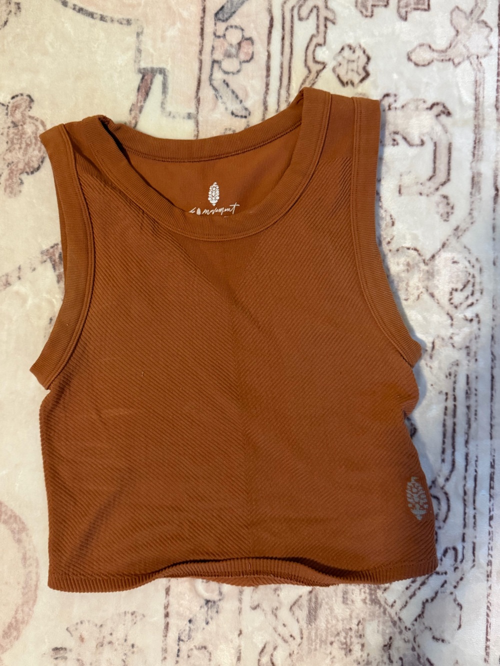 Free People Movement Rust Tank Top
